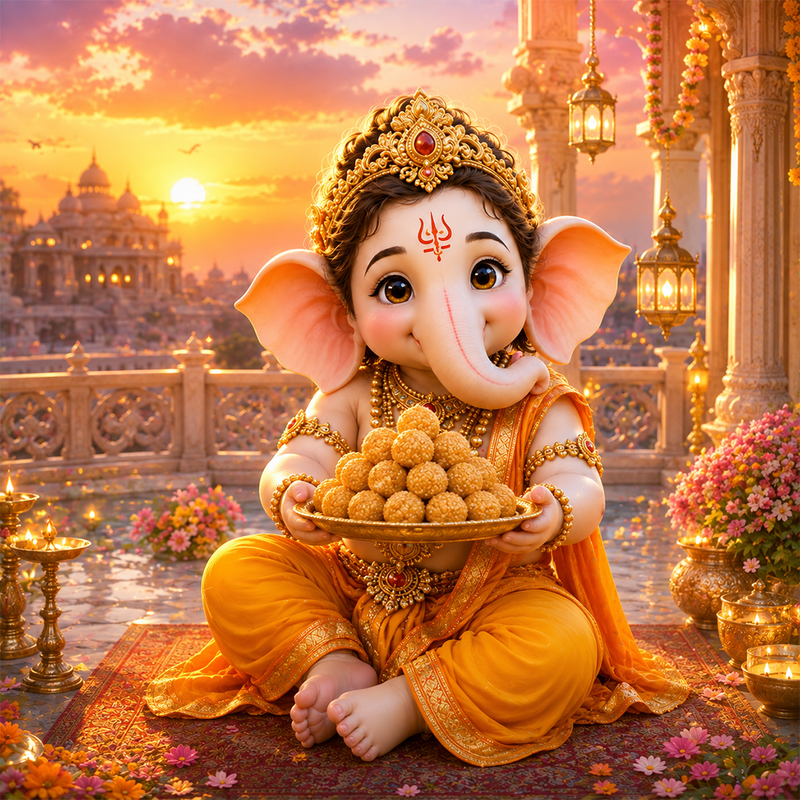 Ek Do Teen Chaar, Ganpati Ki Jay Jaykar