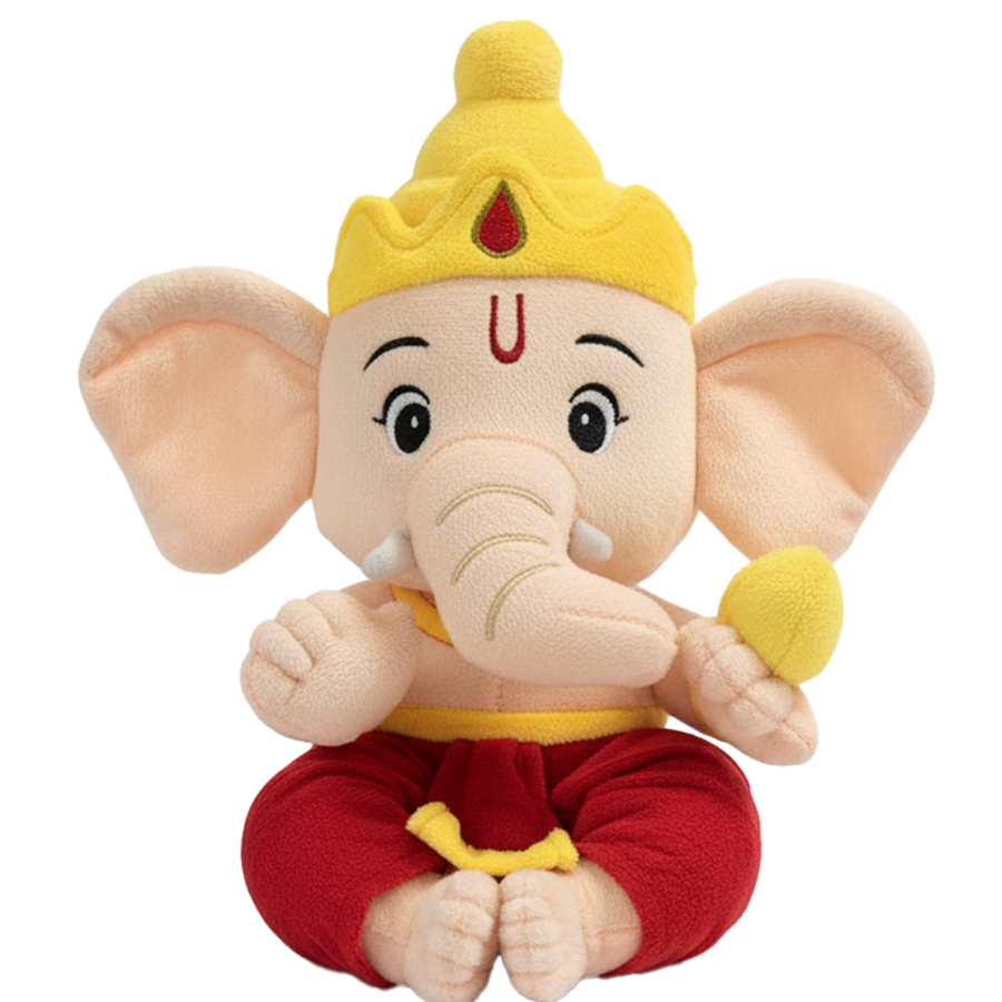 Divine Plush Toys - Mantra Chanting Ganesha (25 cm)