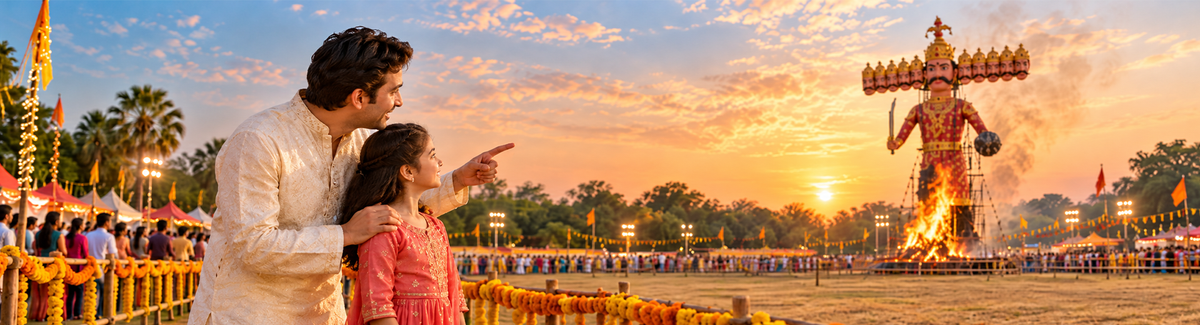 Why Is Ravana Burned on Dussehra? Explaining the Tradition to Children