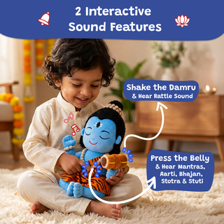 Divine Plush Toys - Mantra Chanting Shiva (28 cm)