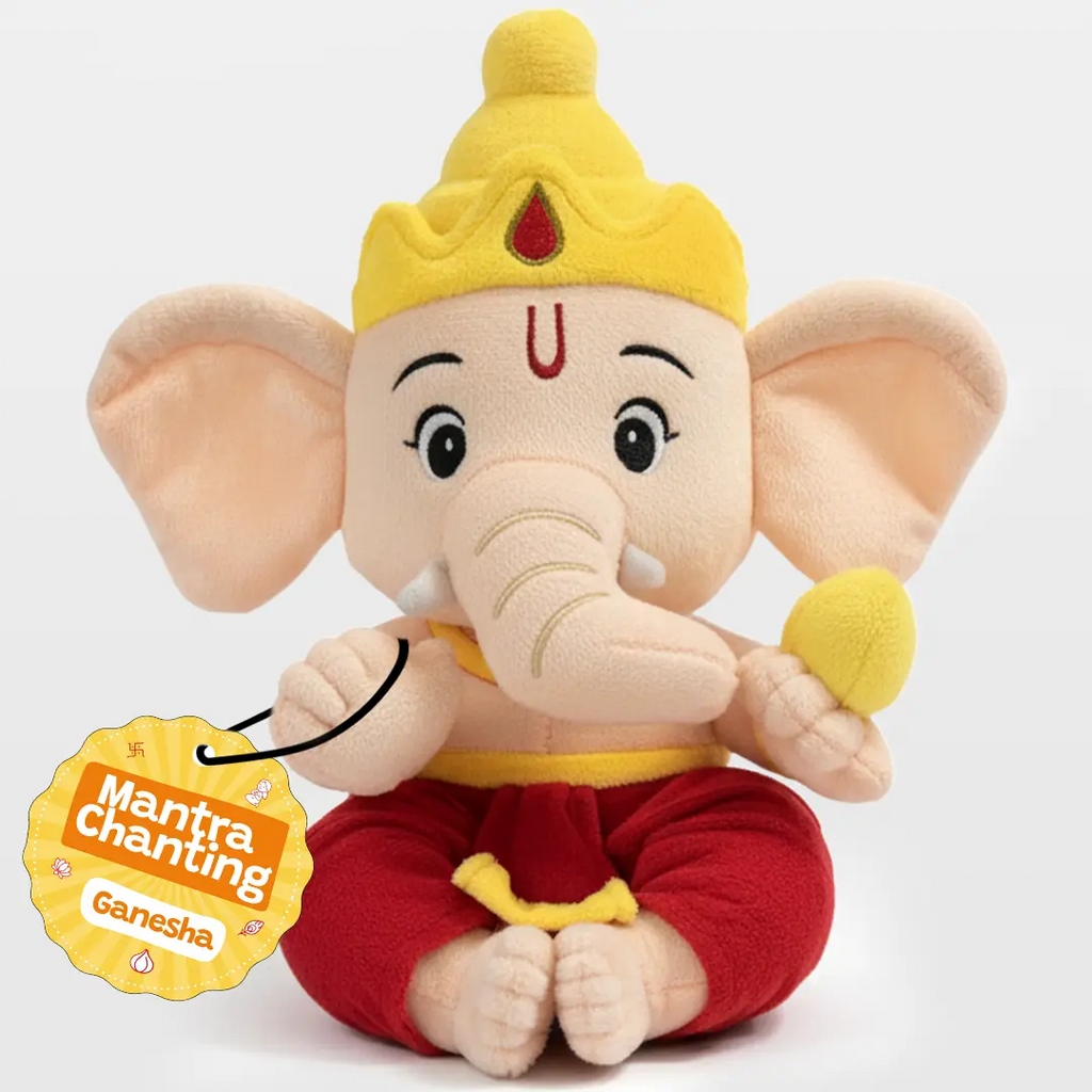 Divine Plush Toys - Mantra Chanting Ganesha WonderBuddy India