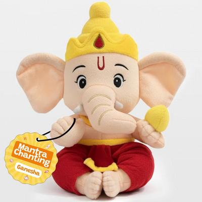 Divine Plush Toys - Mantra Chanting Ganesha