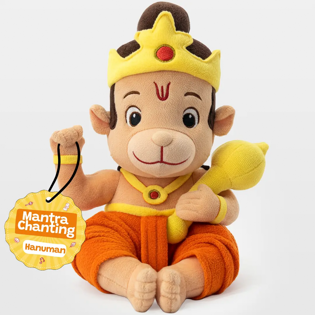 Divine Plush Toys - Mantra Chanting Hanuman WonderBuddy India