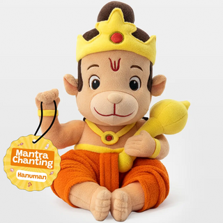 Divine Plush Toys - Mantra Chanting Hanuman WonderBuddy India