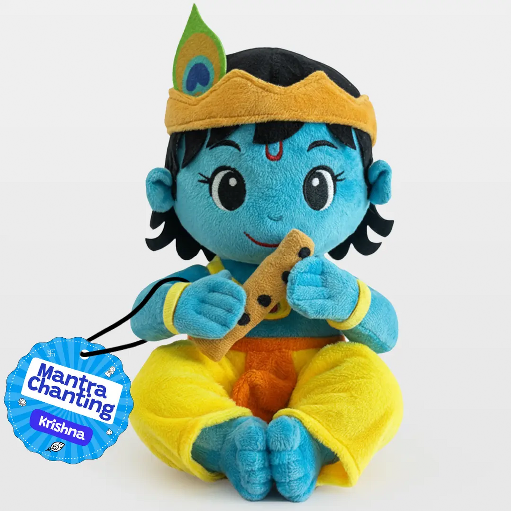 Divine Plush Toys - Mantra Chanting Krishna WonderBuddy India