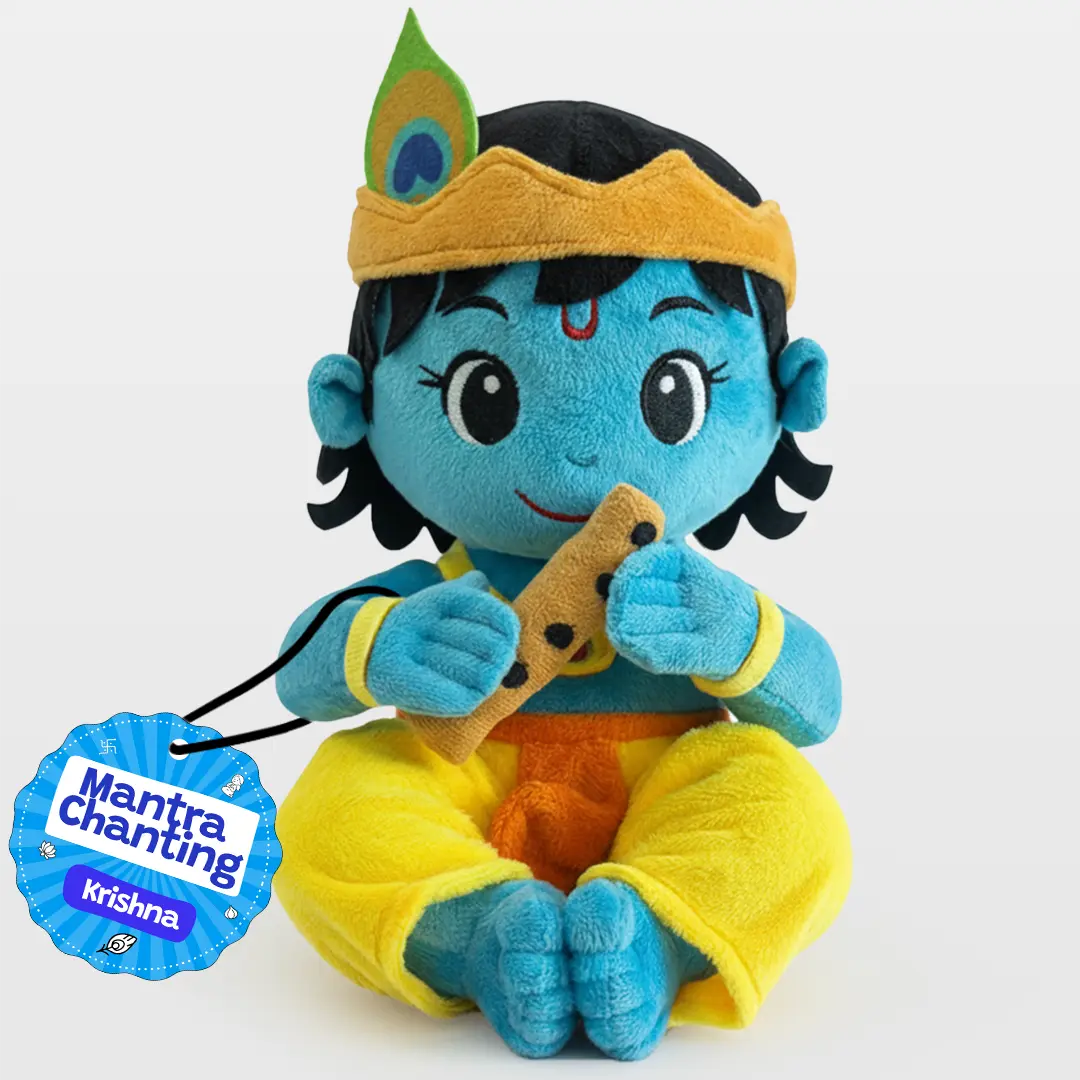 Divine Plush Toys - Mantra Chanting Krishna WonderBuddy India
