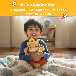 Divine Plush Toys - Mantra Chanting Hanuman WonderBuddy India