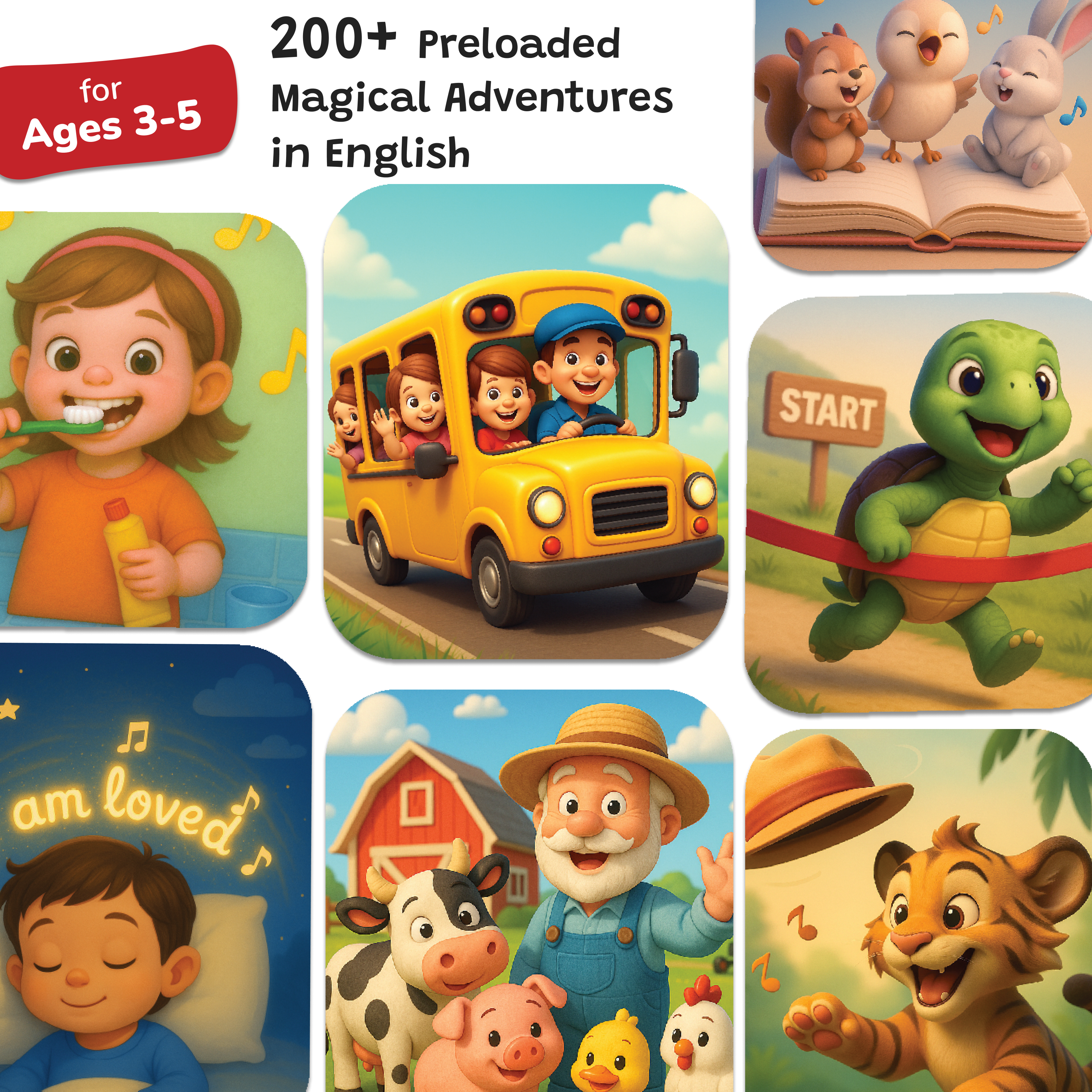 StoryBox Mini- Tiger (Ages 3-5, With Mic)