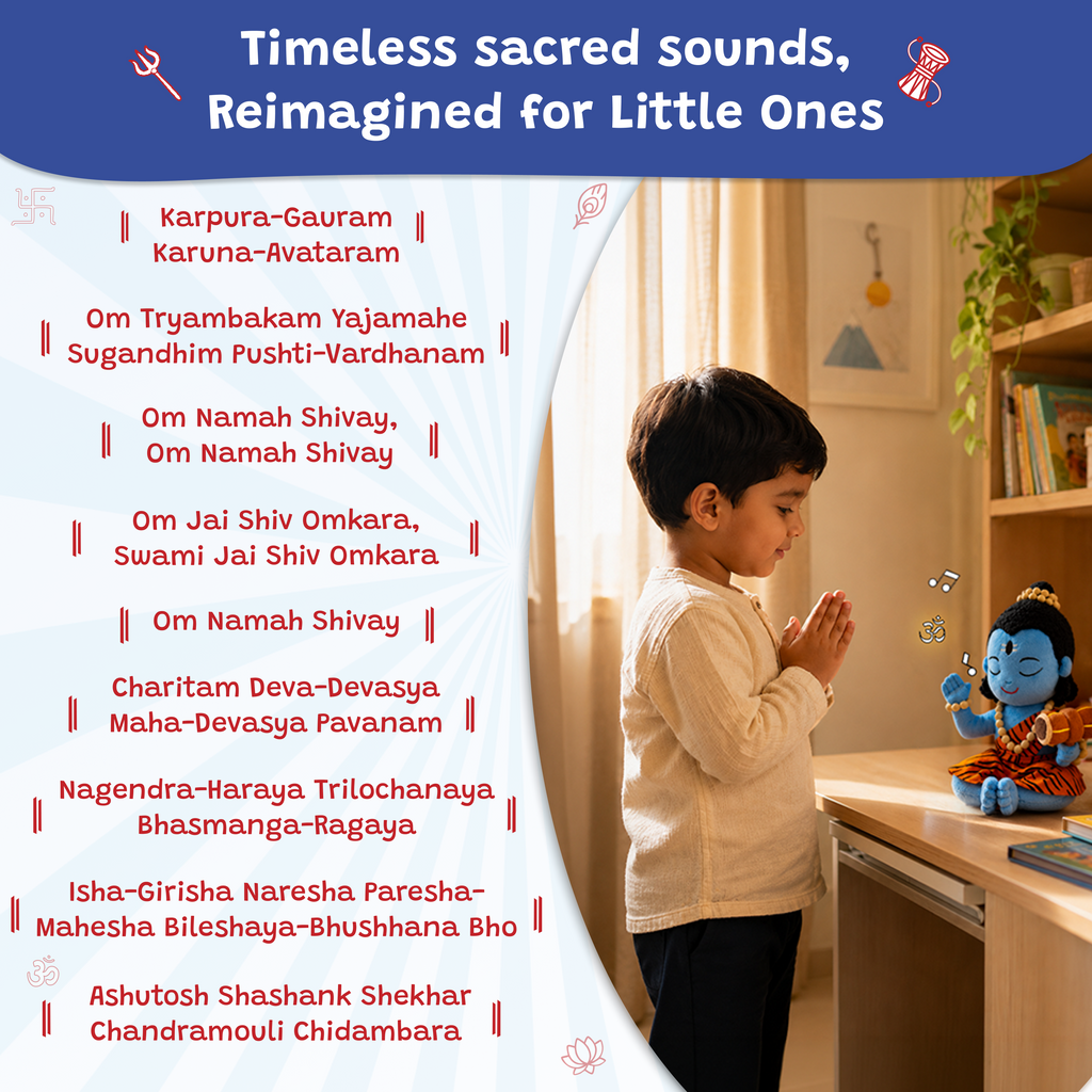 Divine Plush Toys - Mantra Chanting Shiva