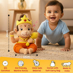 Divine Plush Toys - Mantra Chanting Hanuman WonderBuddy India