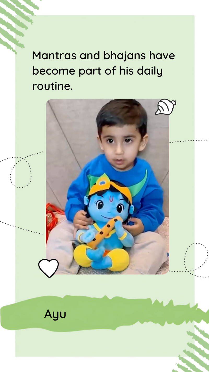 A family with their Divine Plush