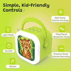 StoryBox Mini- Tiger (Ages 3-5, With Mic) WonderBuddy India