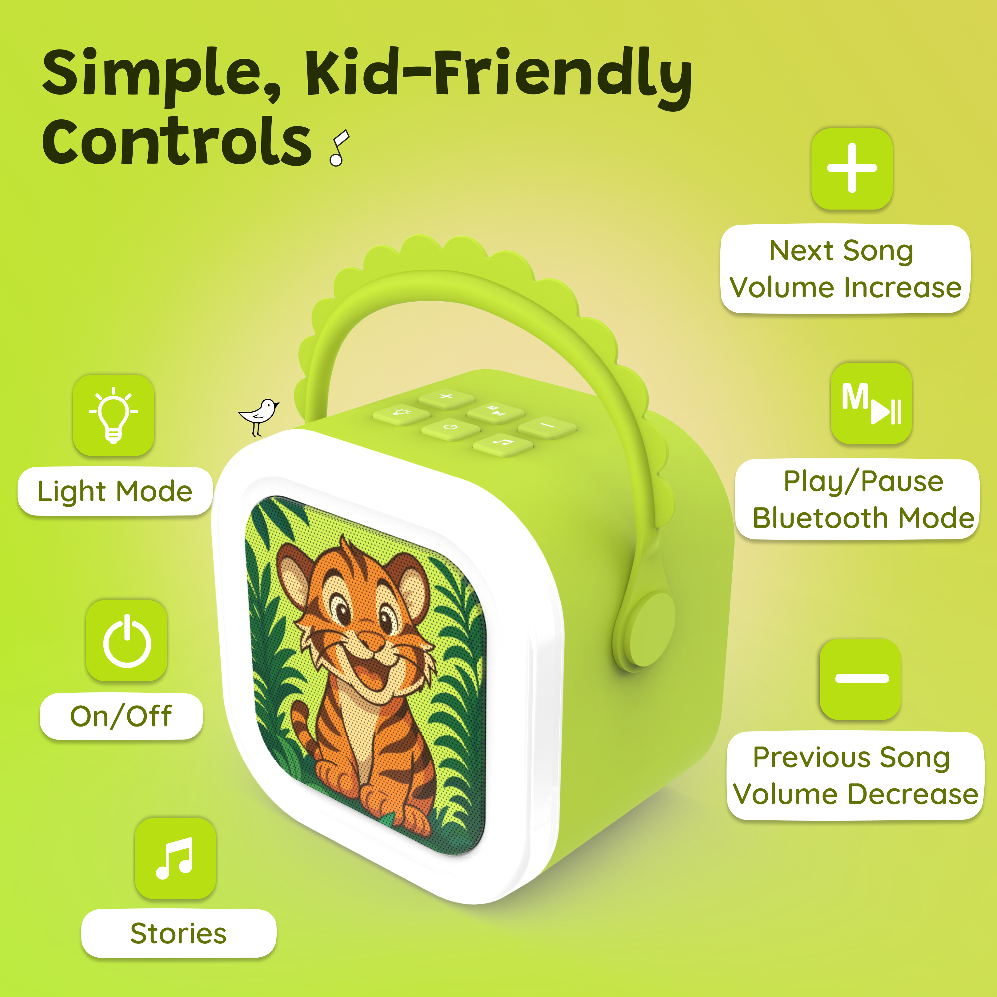 StoryBox Mini- Tiger (Ages 3-5, With Mic)