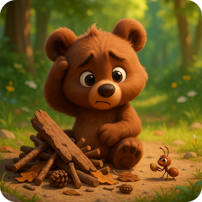 Benny Builds A Bug Hotel