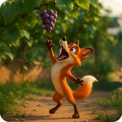 The Fox And The Grapes