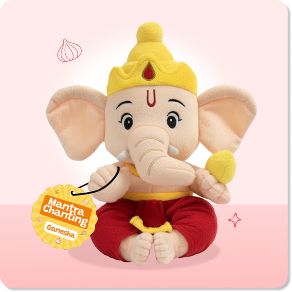 Divine Plush Toys - Mantra Chanting Ganesha (25 cm)