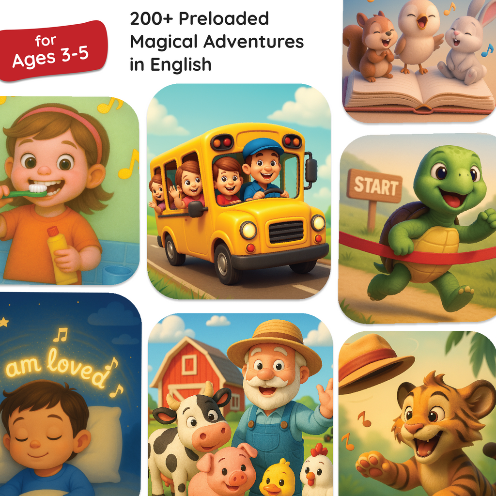 StoryBox Mini- Tiger (Ages 3-5, Without Mic)