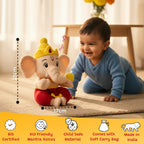 Divine Plush Toys - Mantra Chanting Ganesha WonderBuddy India