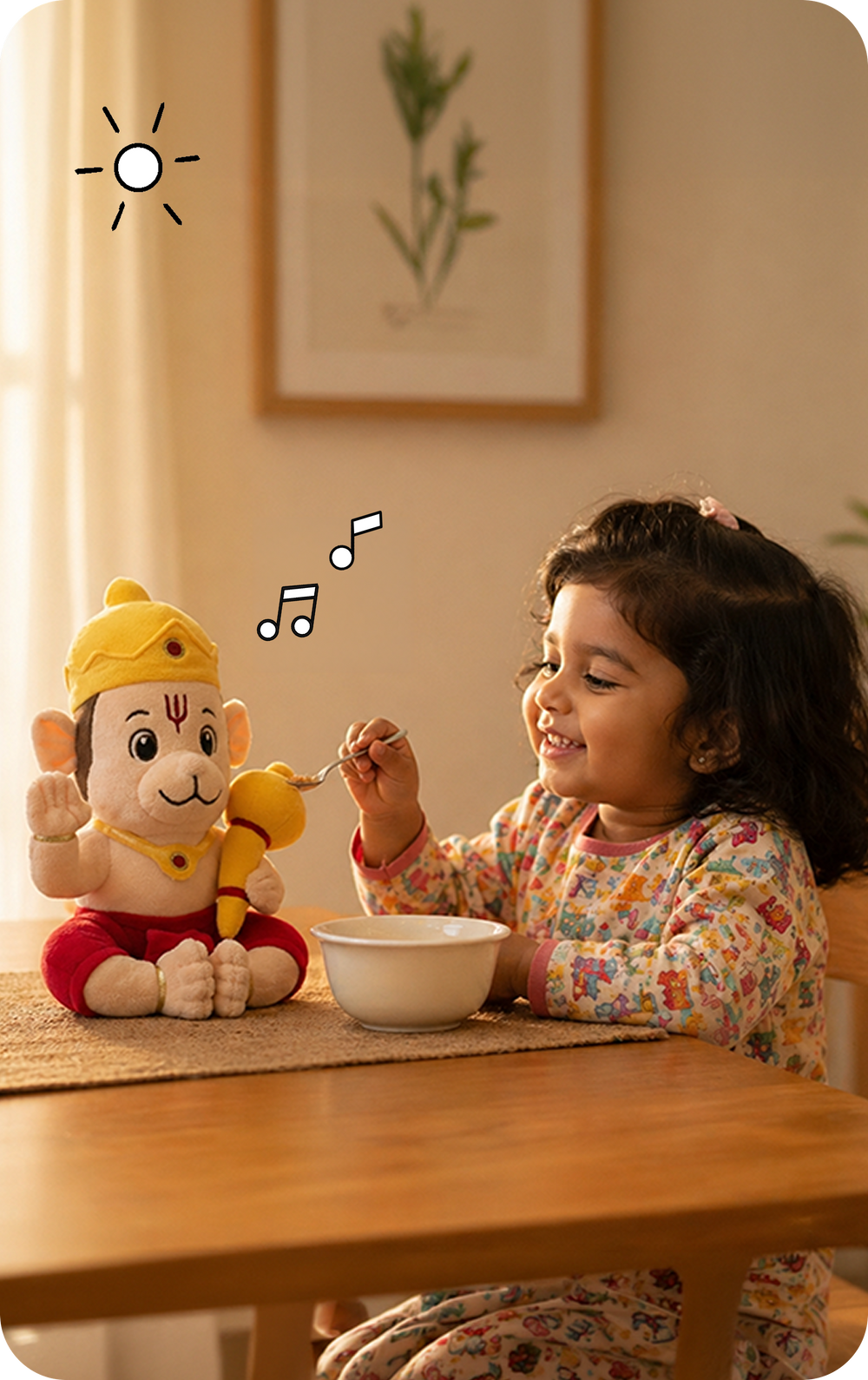 WonderBuddy at meal time