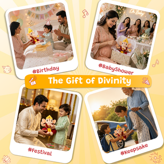 Divine Plush Toys - Mantra Chanting Ganesha (28 cm)