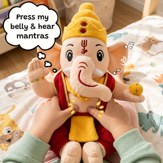 Divine Plush Toys - Mantra Chanting Ganesha (28 cm)
