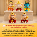 Divine Plush Toys - Mantra Chanting Ganesha (28cm)