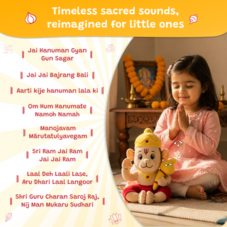 Divine Plush Toys - Mantra Chanting Hanuman (28 cm)