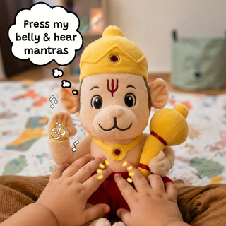 Divine Plush Toys - Mantra Chanting Hanuman (28 cm)