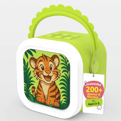 StoryBox Mini- Tiger (Ages 3-5, Without Mic) WonderBuddy India