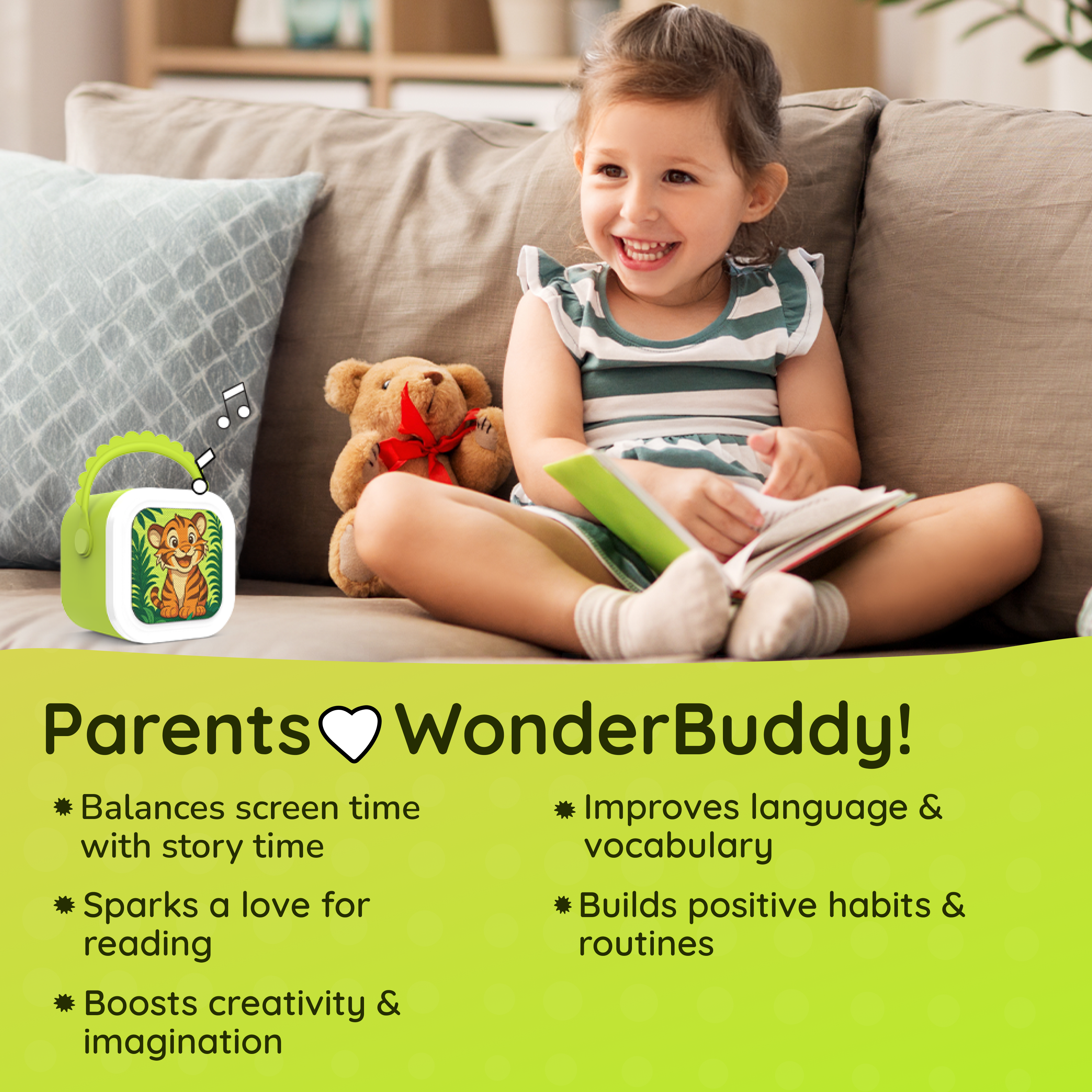 StoryBox Mini- Tiger (Ages 3-5, Without Mic)